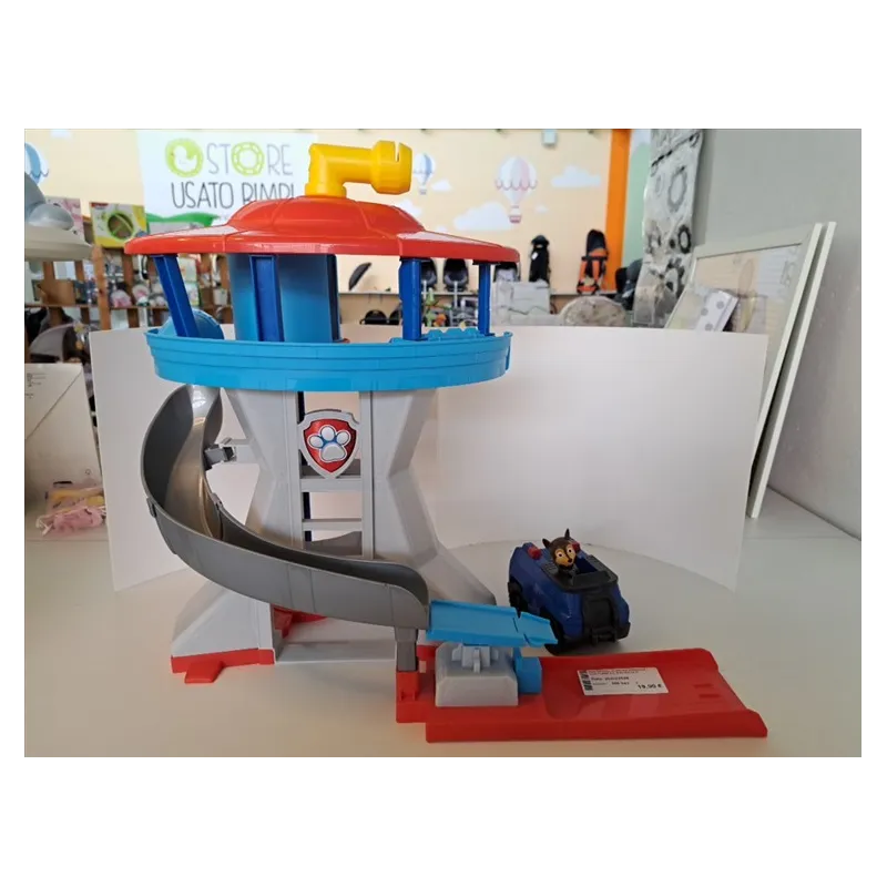 Paw Patrol, Quartier Generale con Chase e Il Suo Veicolo