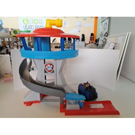 Paw Patrol, Quartier Generale con Chase e Il Suo Veicolo