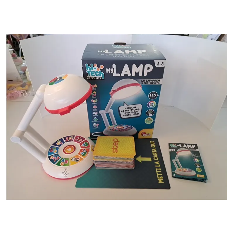 Lampada Interattiva My Lamp, 3-6 Anni Con Alfabeto e Parole, Numeri, Logica, Fiabe Nuova