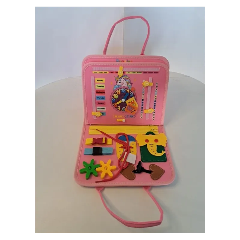 Busy Board a Valigetta Con Unicorni