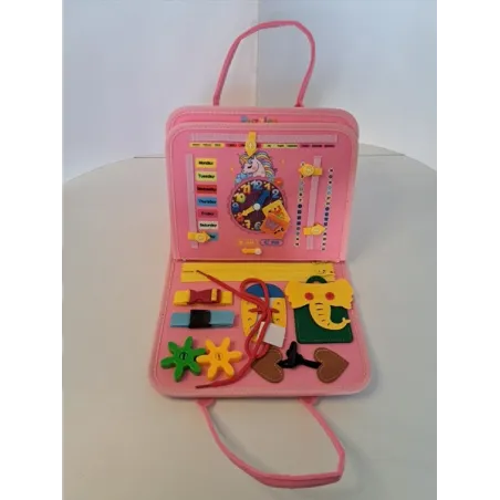 Busy Board a Valigetta Con Unicorni