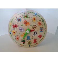 Orologio In Legno Con Incastri