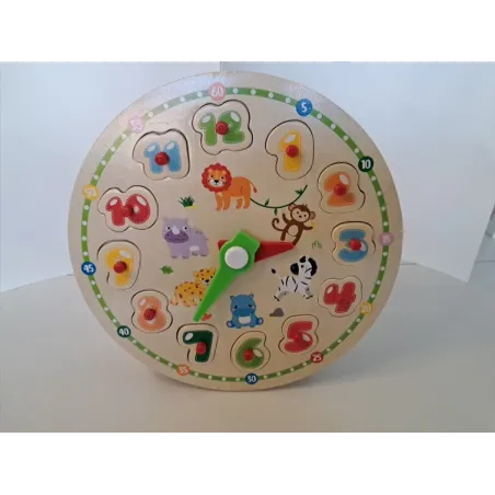 Orologio In Legno Con Incastri