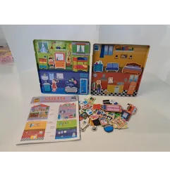 Gioco Magnetico Casetta - 5 Giochi