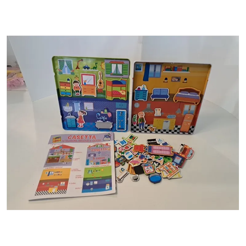 Gioco Magnetico Casetta - 5 Giochi