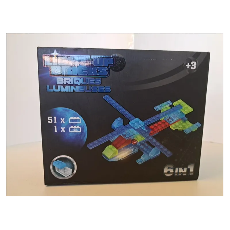 Aereo Da Costruire Tipo Lego Luminoso