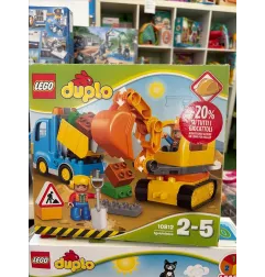 LEGO DUPLO 10812 Camion E Escavatrice Cingolata