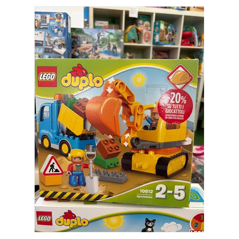 LEGO DUPLO 10812 Camion E Escavatrice Cingolata