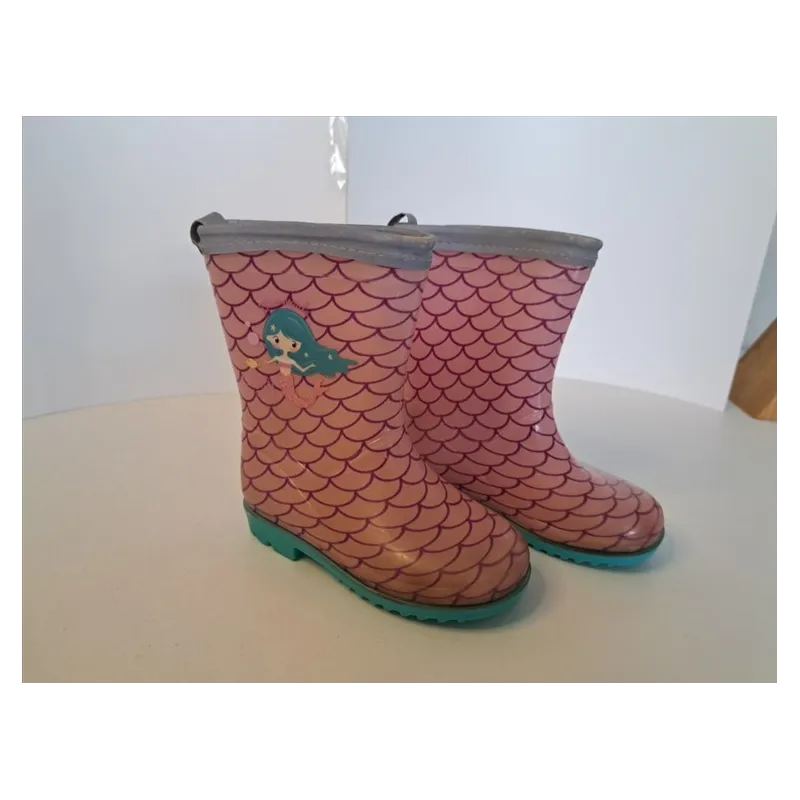 Stivali Pioggia Sirenetta Rosa N 24/25