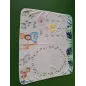 Completo Tessile Lettino Italbaby Bianco e Gricio Con Orsetto Nuovo