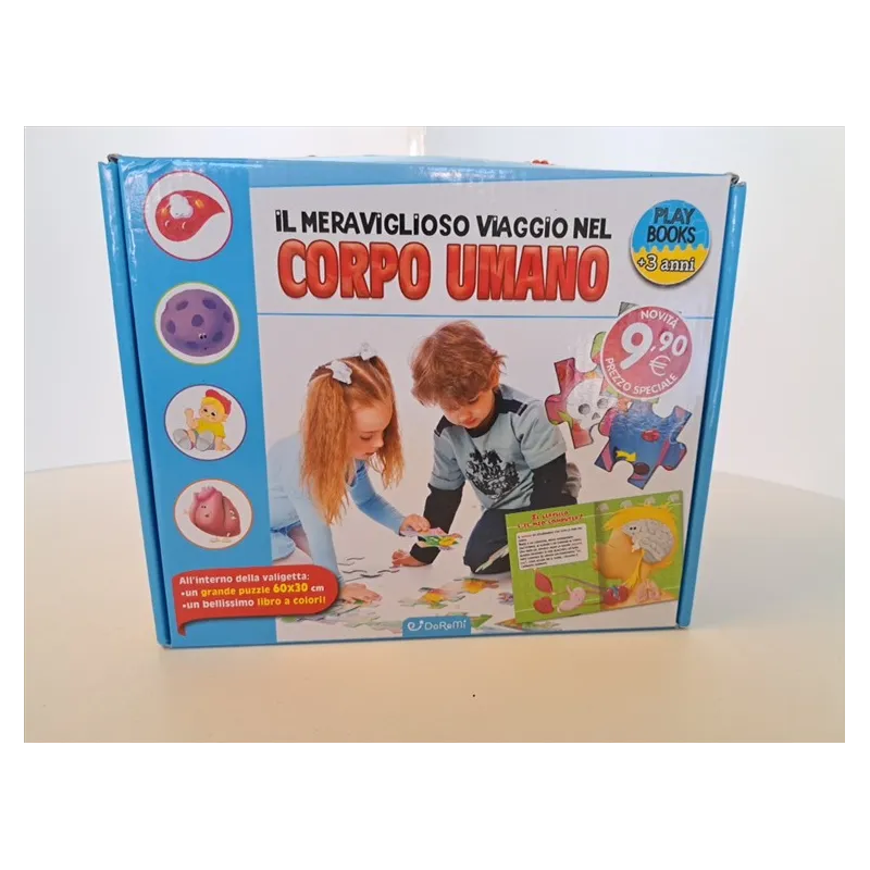 Puzzle + Libro Il Corpo Umano