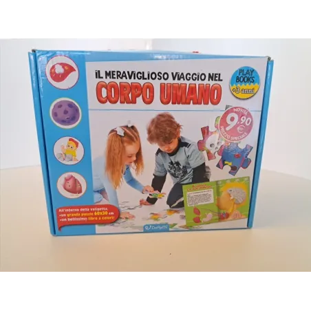 Puzzle + Libro Il Corpo Umano