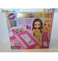 Gioco Designer Set Con Matite Colorate (c'è Solo Un Timbrino)