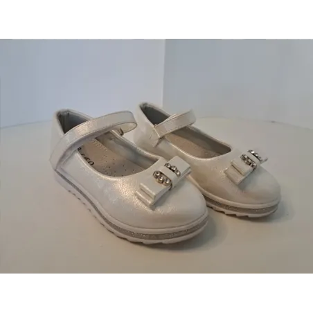 Ballerine Bianche Con Brillantini N 28