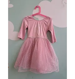 Vestito Rosa Gonna In Tulle Rapunzel 5/7 A