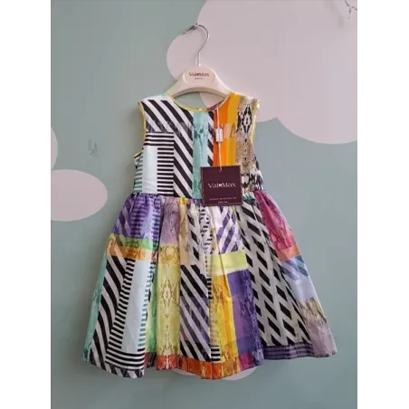 Vestito Da Cerimonia Colorato 4A  Nuovo