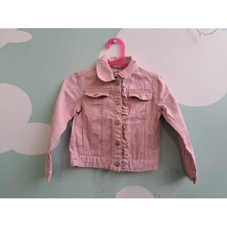 Giubbino Jeans Rosa 4 A