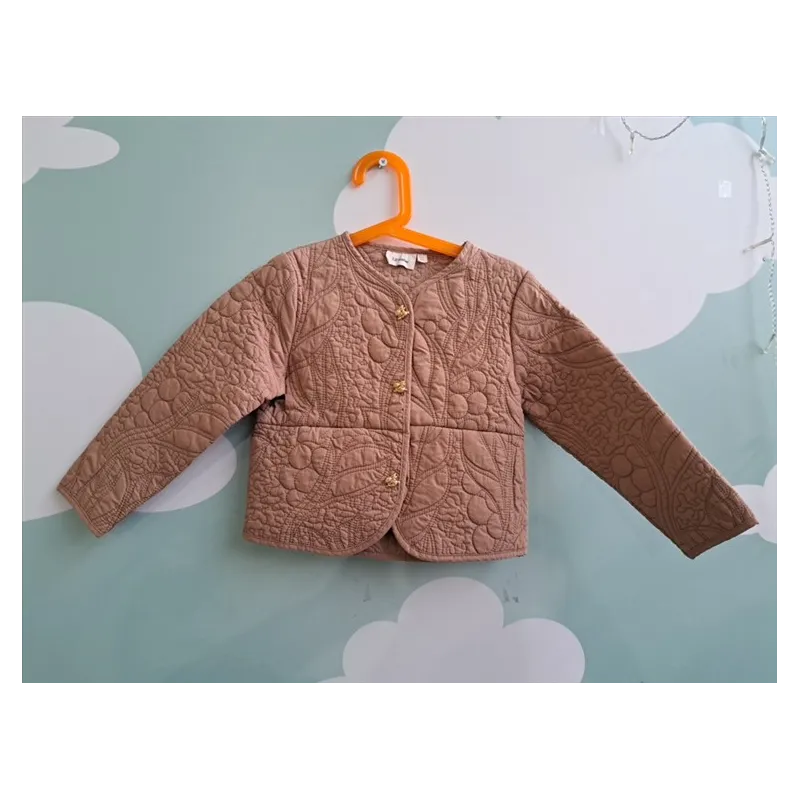 Giubbotto Leggero Lil Atelier Marrone Coniglietti 3-4 A