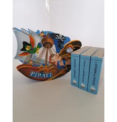Coffanetto Libri I Pirati - 3 Librotti Cartonati