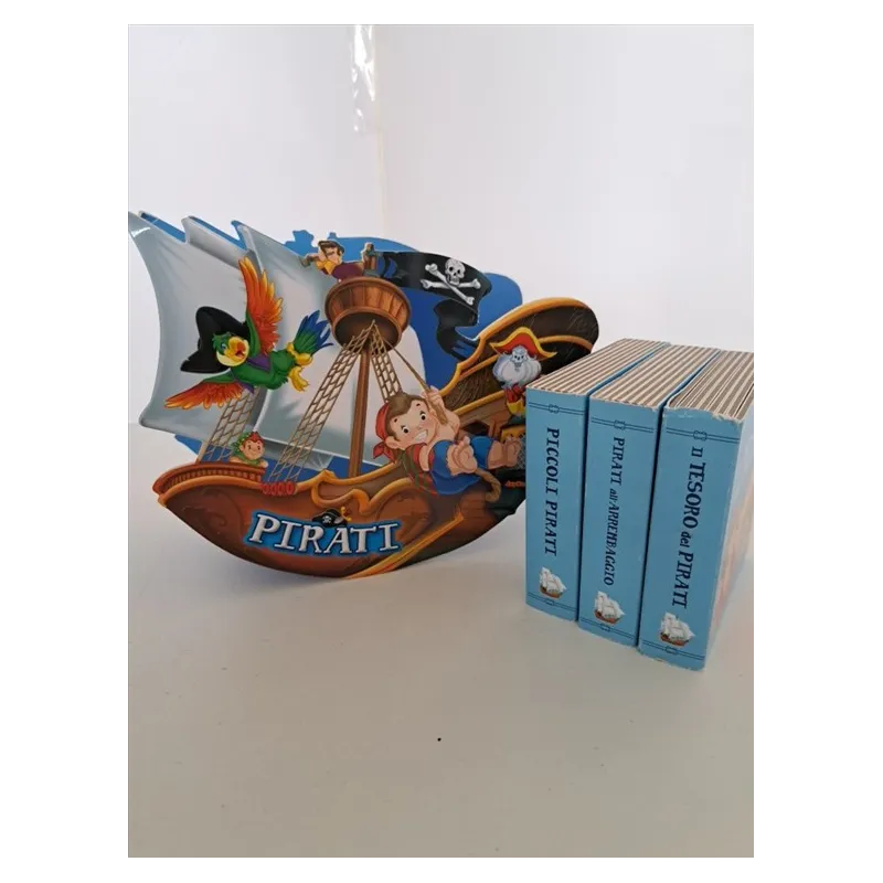 Coffanetto Libri I Pirati - 3 Librotti Cartonati