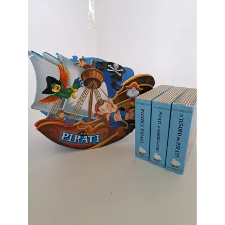 Coffanetto Libri I Pirati - 3 Librotti Cartonati