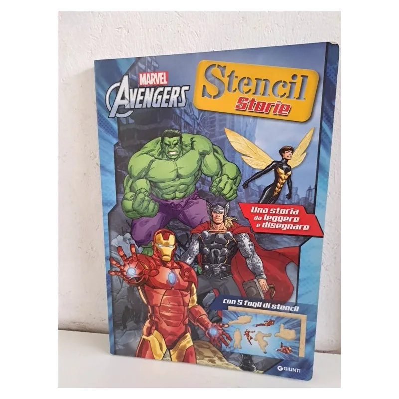 Libro Con Stencil Marvel Avegers