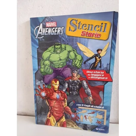 Libro Con Stencil Marvel Avegers
