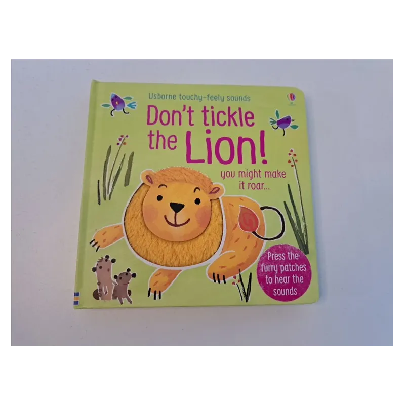 Libro Tattile E Sonoro In Inglese Don't Tickle The Lion!