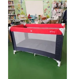 Lettino Da Campeggio Giordani Blu e Rosso