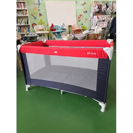 Lettino Da Campeggio Giordani Blu e Rosso