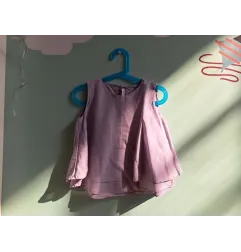 Top Canotta Lilla Il Gufo 6 A