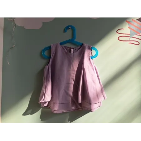 Top Canotta Lilla Il Gufo 6 A