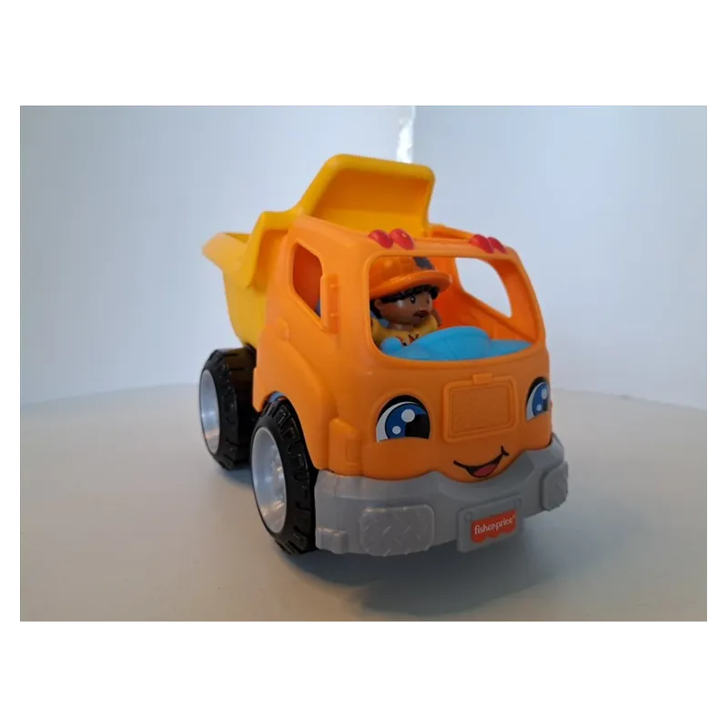 Camion Con Ribalta Arancione Giallo My Little People Fisher Price