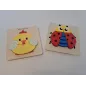Gioco In Legno Puzzle Animali 2 PZ