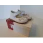 Ballerine Eleganti Bianche In Cuoio N 19