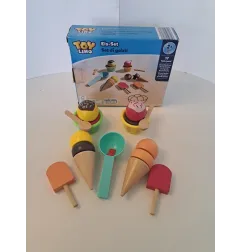 Gioco Set Gelati In Legno