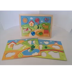 Gioco Incastri In Legno Hape 2 Scenari