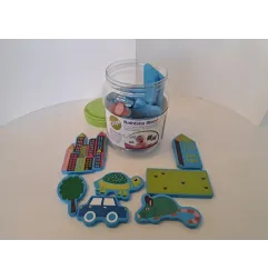 Gioco Per Bagnetto "Costruzioni" Città Da Attaccare A Vasco Da Bagno, Piastrelle Doccia