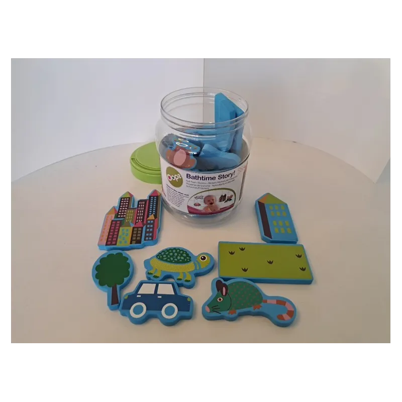 Gioco Per Bagnetto "Costruzioni" Città Da Attaccare A Vasco Da Bagno, Piastrelle Doccia