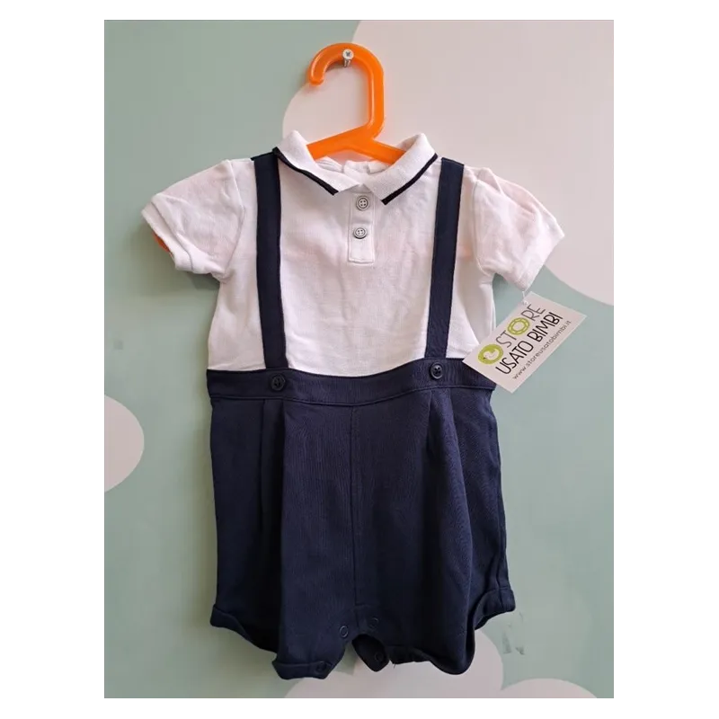 Pagliaccetto Blu Kids Bianco e Blu 9/12 M