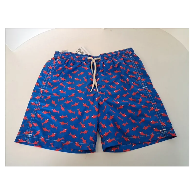 Costume Boxer Sainth Barth Blu Pesciolini Rossi 10 A