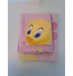 Completo Lettino Sopra Sotto Federa Rosa Titti