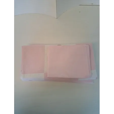 Completo Lettino Sopra Sotto Federa Rosa Trudy