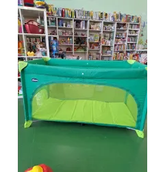 Lettino Da Campeggio Verde Chicco Con Apertura Laterale