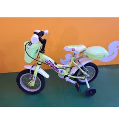 Bicicletta Verde E Bianca Stella 12 "