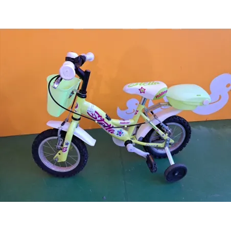 Bicicletta Verde E Bianca Stella 12 "