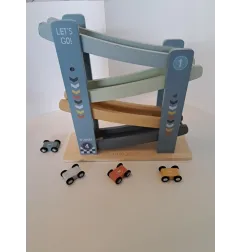 Scivolo Little Dutch con 4 Macchinine In Legno