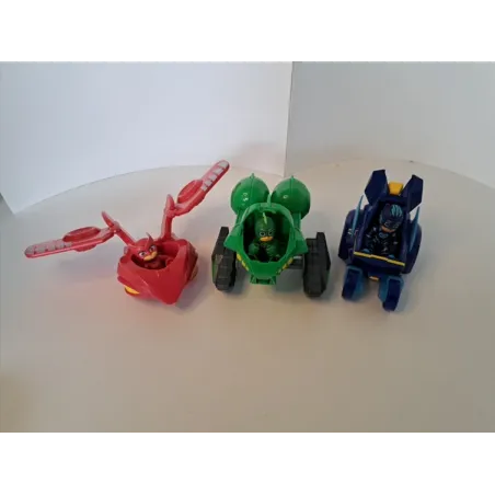 Pj Mask Personaggi e Mezzi (Gufetta Manca Parte Posteriore)