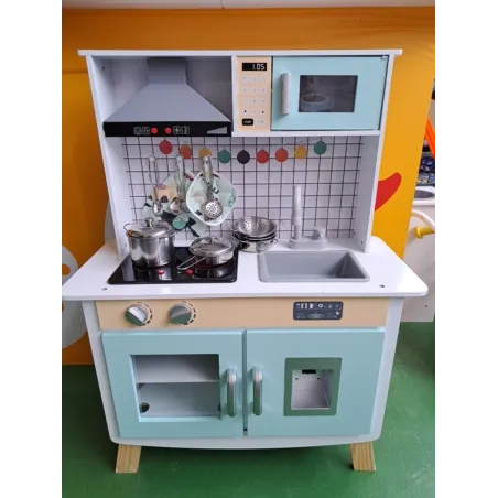 Cucina In Legno Con Accessori e Suoni