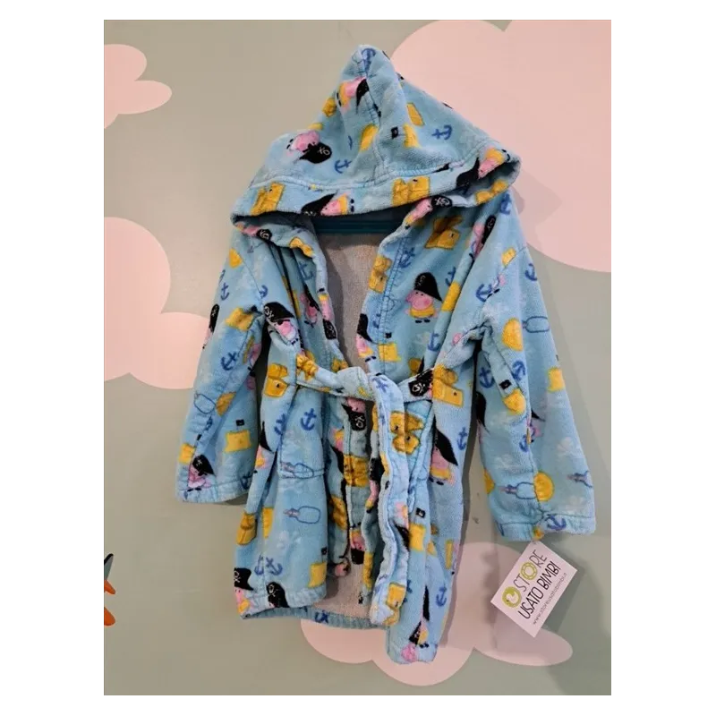 Accappatoio Azzurro Peppa Pig 2/4 A